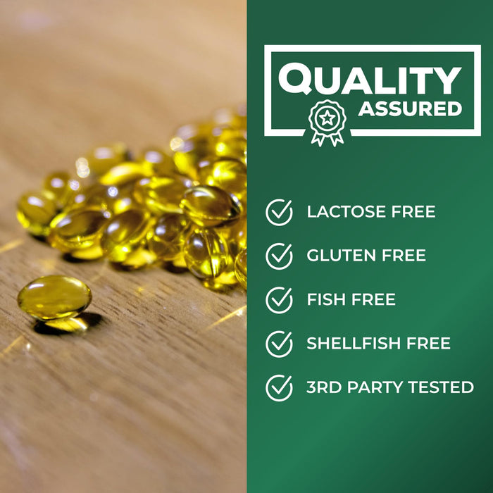 Vitamin D3 K2 5000 IU Plus with K2 (MK-7) 100 mcg - Vitamins D & K Complex Supplement for Bone, Teeth, Muscle, Calcium Absorption, Supports Immune & Heart Health, Non-GMO, Oil Formula - 120 Softgels