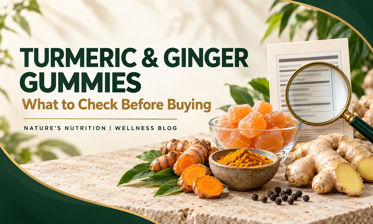 Turmeric and Ginger Gummies: What to Check Before Buying