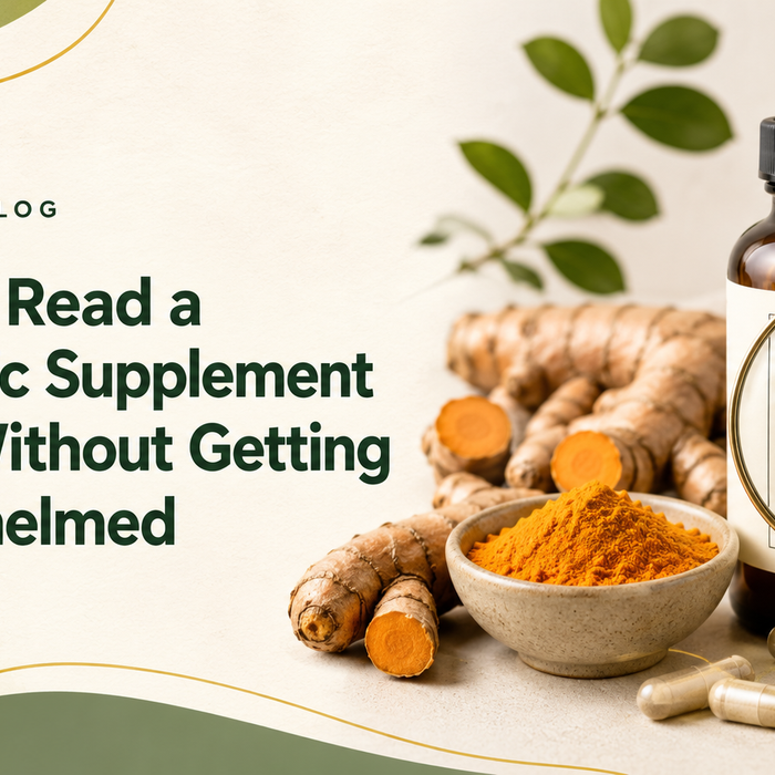 How to Read a Turmeric Supplement Label Without Getting Overwhelmed