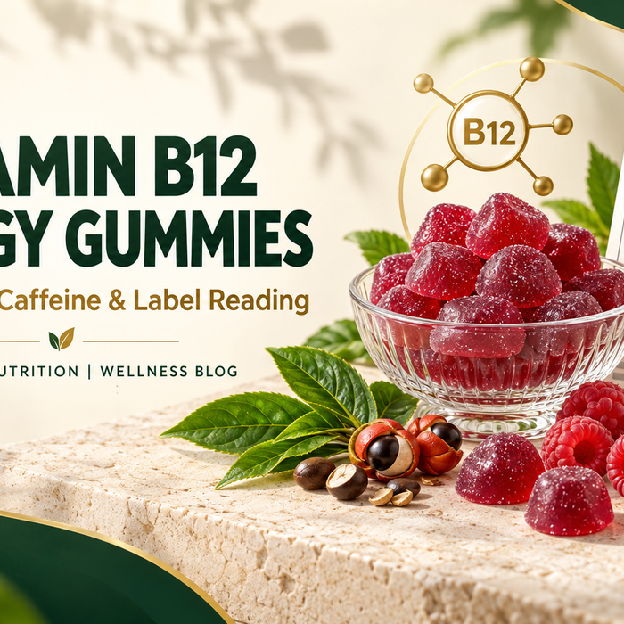 Vitamin B12 Energy Gummies: Ingredients, Caffeine and Label Reading
