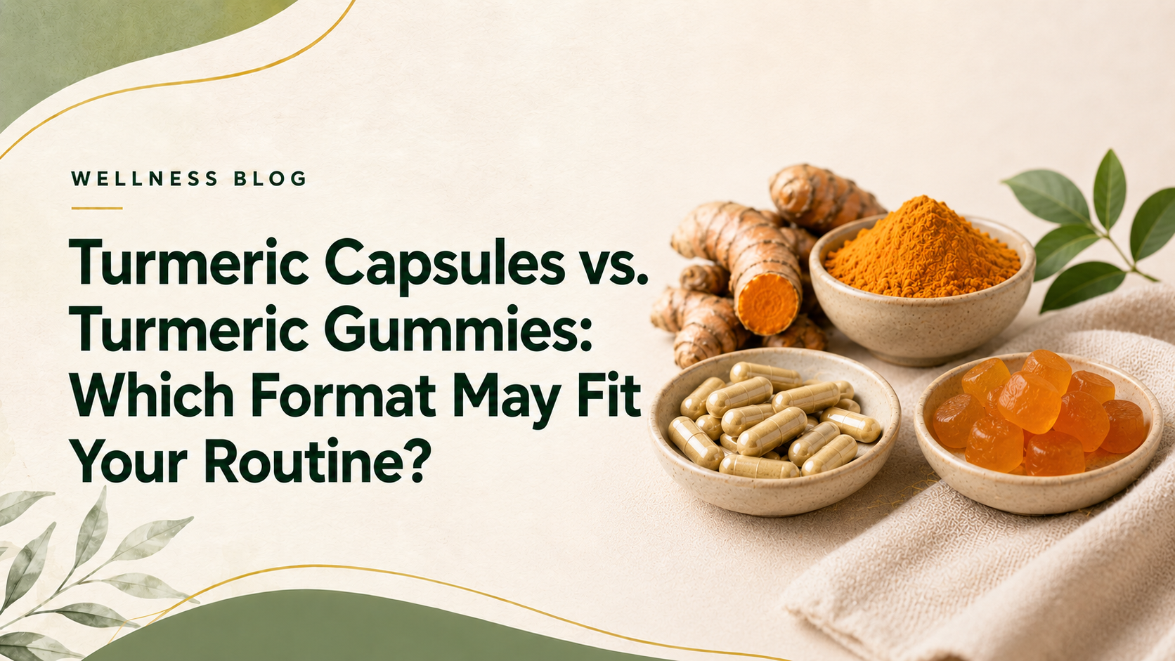 Turmeric Capsules vs. Turmeric Gummies: Which Format May Fit Your Routine?