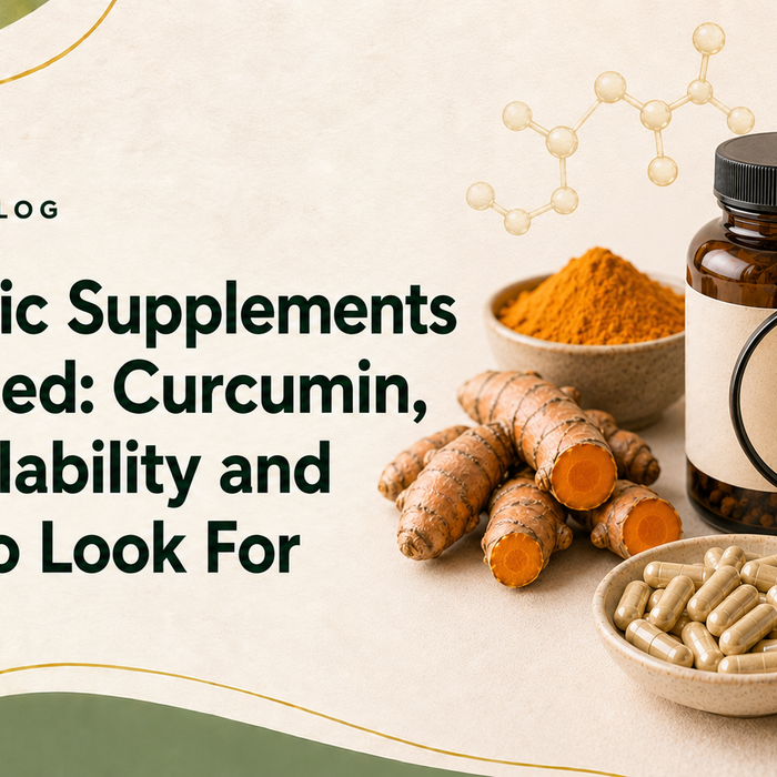 Turmeric Supplements Explained: Curcumin, Bioavailability and What to Look For