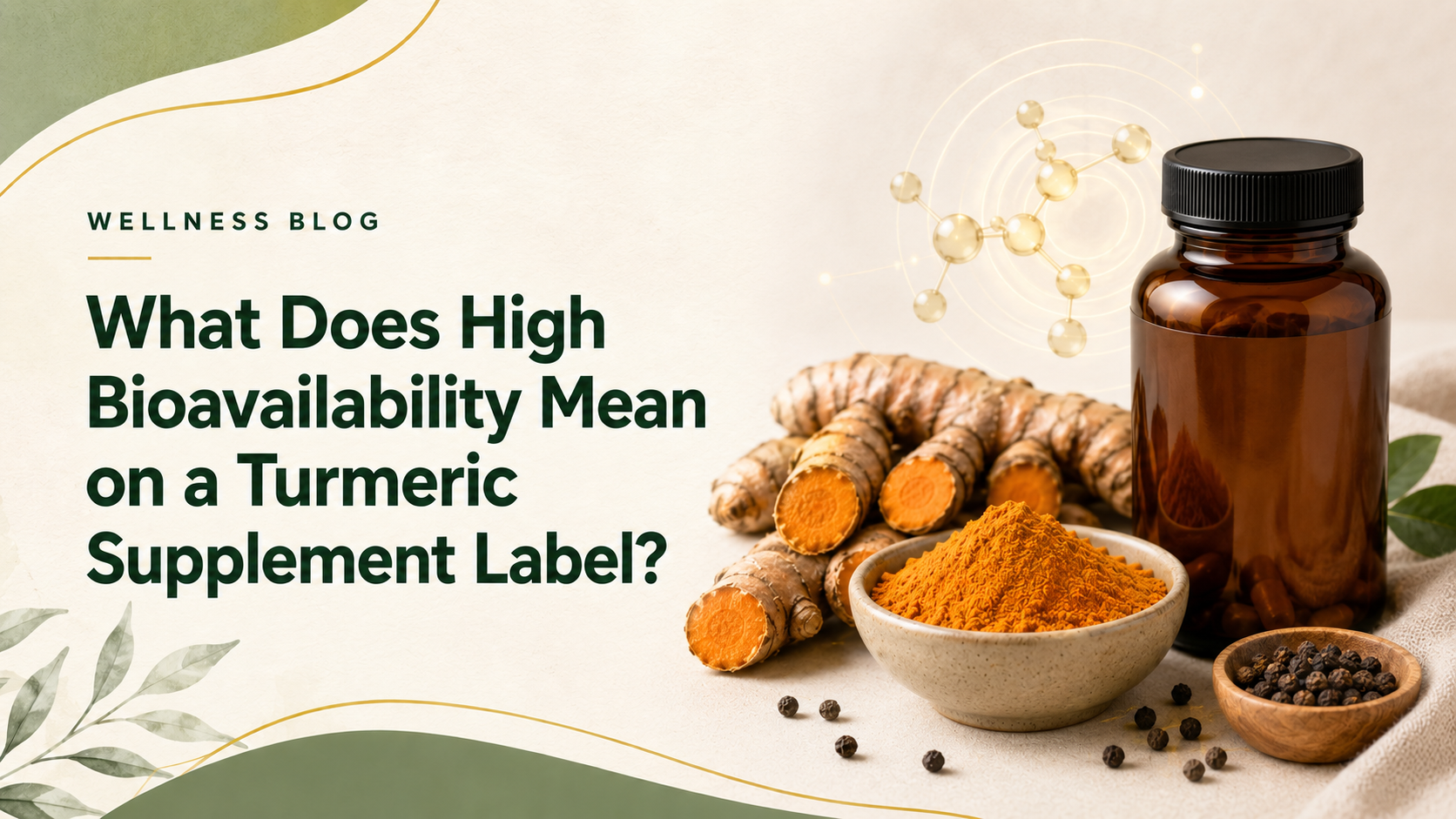 What Does High Bioavailability Mean on a Turmeric Supplement Label?