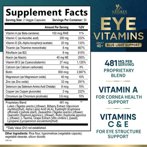 Eye Health Multivitamin - 60 Capsules