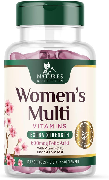 Multivitamin for Women with Iron - Daily Vitamins for Women’s