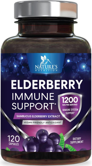 Elderberry 1200 mg - 120 Capsules