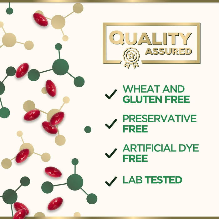 CoQ10 200mg Softgels - Extra Strength Coenzyme Q10 Supplement With Black Pepper Extract for Enhanced Absorption, CoQ10 Antioxidant Supplements for Heart Health & Cellular Energy Support - 120 Softgels