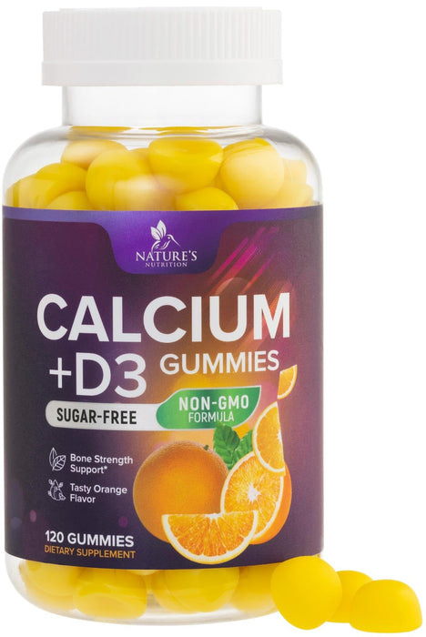Calcium + Vitamin D3 400 IU - Berry, 120 Gummies