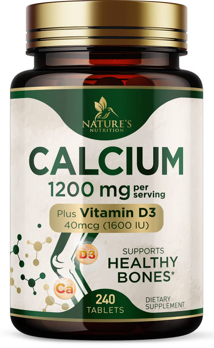 Calcium 1200 mg with Vitamin D3 â€“ 240 Tablets