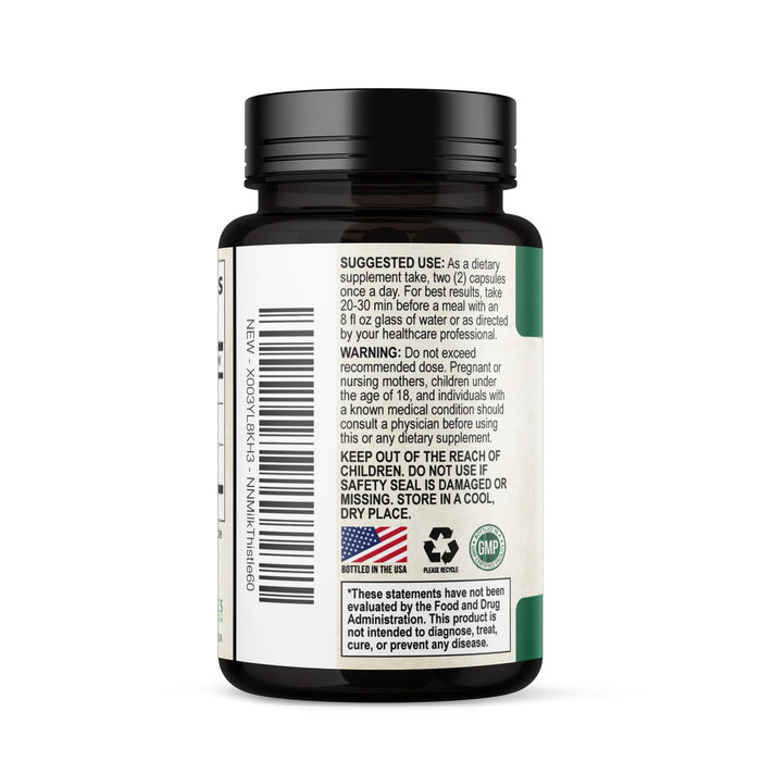 Milk Thistle Extract – 1000mg – 60 Capsules