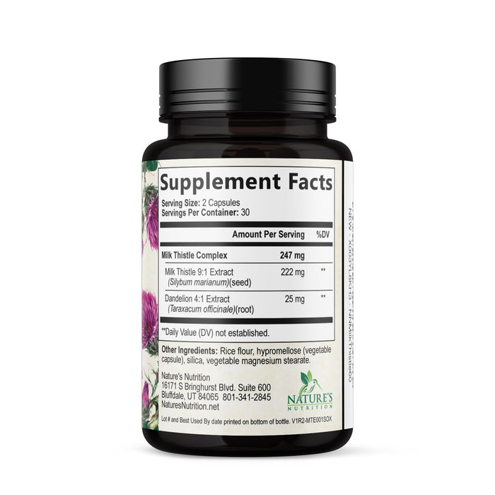 Milk Thistle Extract – 1000mg – 60 Capsules