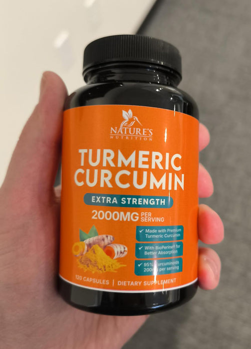 Turmeric Curcumin + Black Pepper 2000 mg - 120 Count