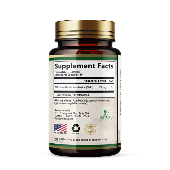NMN 500 mg - 60 Capsules