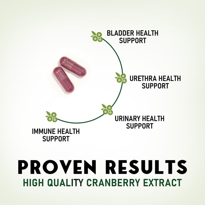 Cranberry Pills for Women â€“ 500mg â€“ 120 Capsules