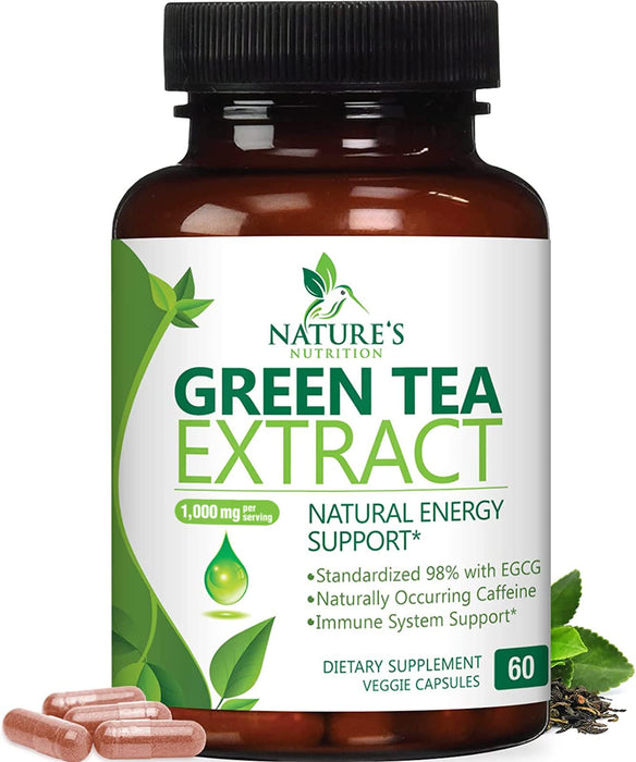 Green Tea Extract 1000 mg - 60 Capsules
