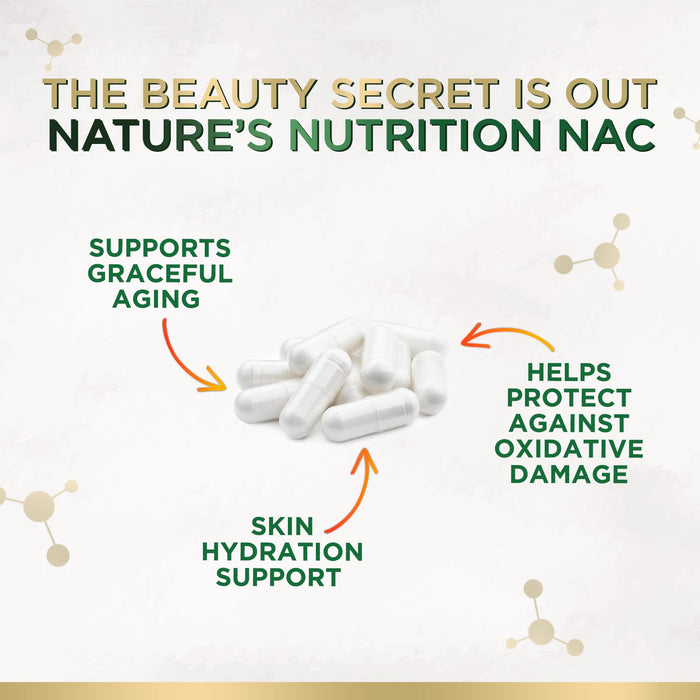 NAC Supplements N-Acetyl L-Cysteine (NAC) 1200 mg - NAC Supplement for Lung Health & Immune Support, Liver Support & Antioxidants, Freefrom N-Acetylcysteine, Gluten Free, Non-GMO