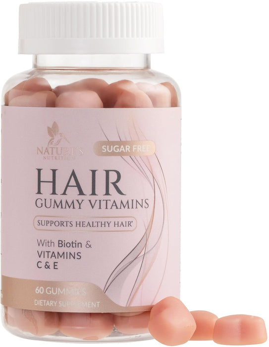 Hair, Skin & Nails Vitamins 5000 mcg - 60 Gummies