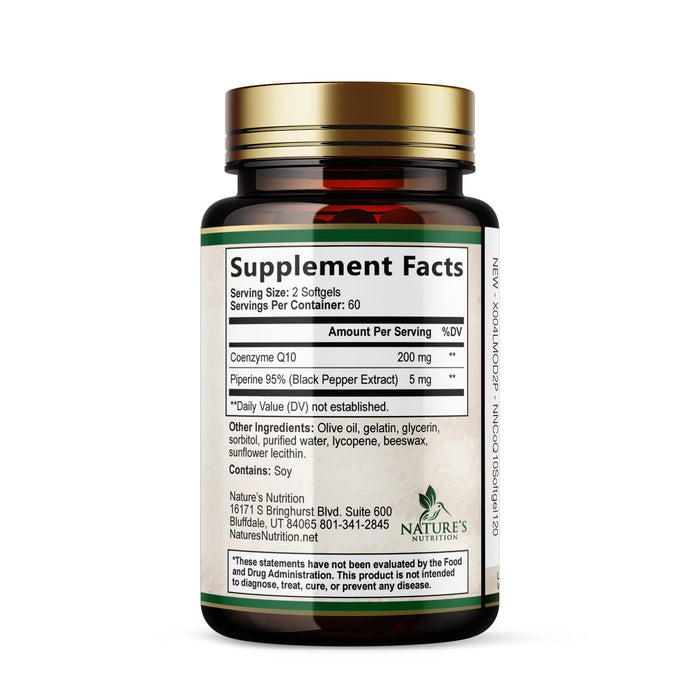 CoQ10 200 mg - 120 Softgels