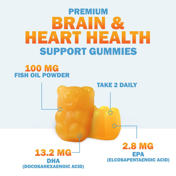 Omega-3 Fish Oil - Orange, 60 Gummies