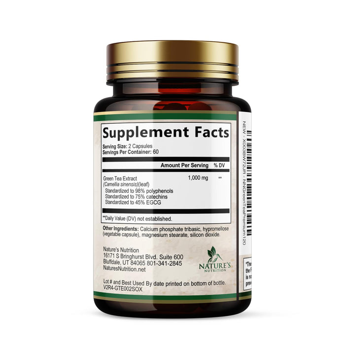 Green Tea Extract 1000 mg - 120 Capsules