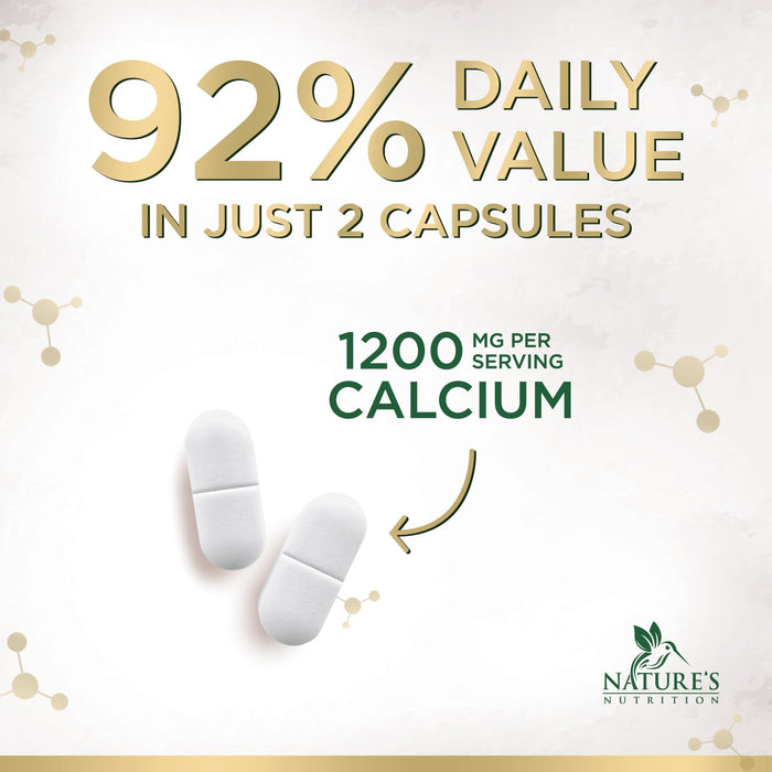 Calcium 1200 mg with Vitamin D3 â€“ 240 Tablets