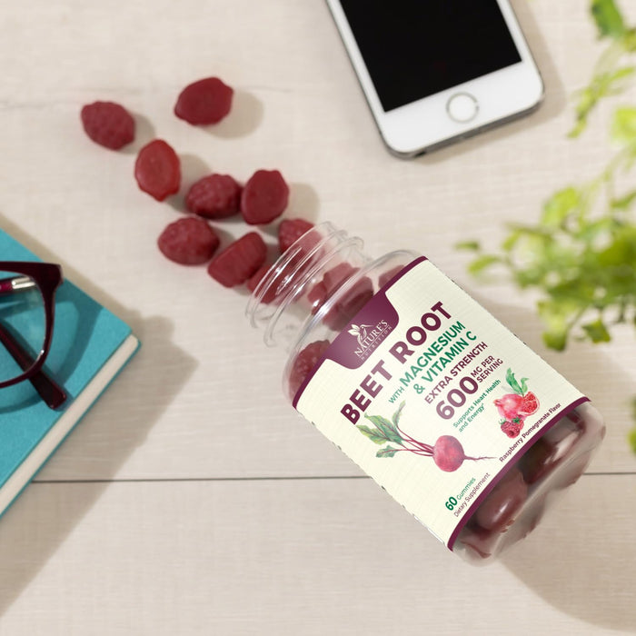 Beet Root 500 mg - 60 Gummies
