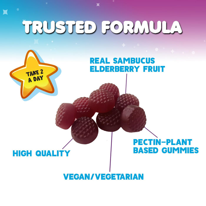Kids' Elderberry Immune Gummies - 120 Gummies