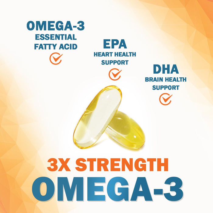 Omega-3 Fish Oil 2400 mg - 60 Softgels