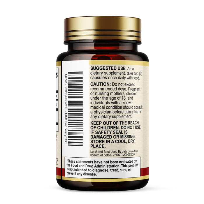 Cranberry - 120 Capsules
