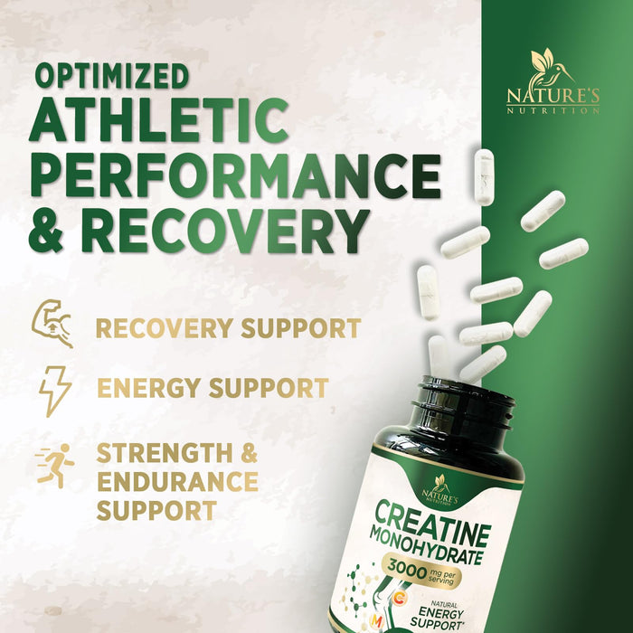 Creatine Monohydrate 3000 mg - 120 Capsules