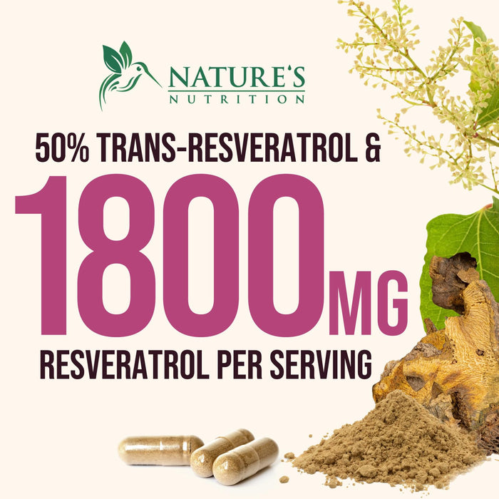 Resveratrol 1800mg â€“ 120 Vegan Capsules