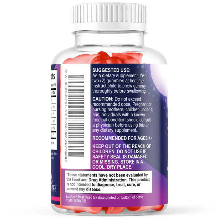 Kids' Melatonin Sleep Gummies 2 mg - Berry, 60 Gummies