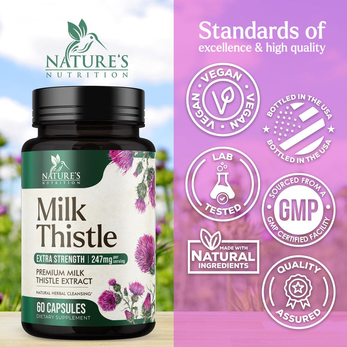 Milk Thistle Extract – 1000mg – 60 Capsules