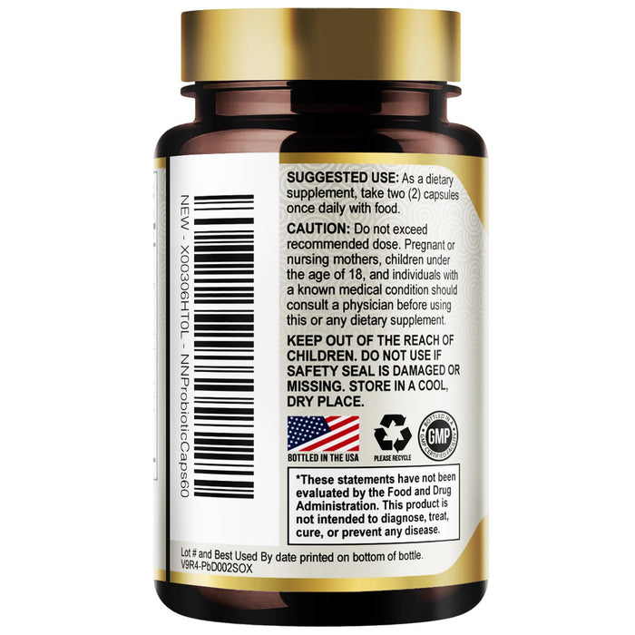 Probiotic + Prebiotics 100 Billion CFU - 60 Capsules