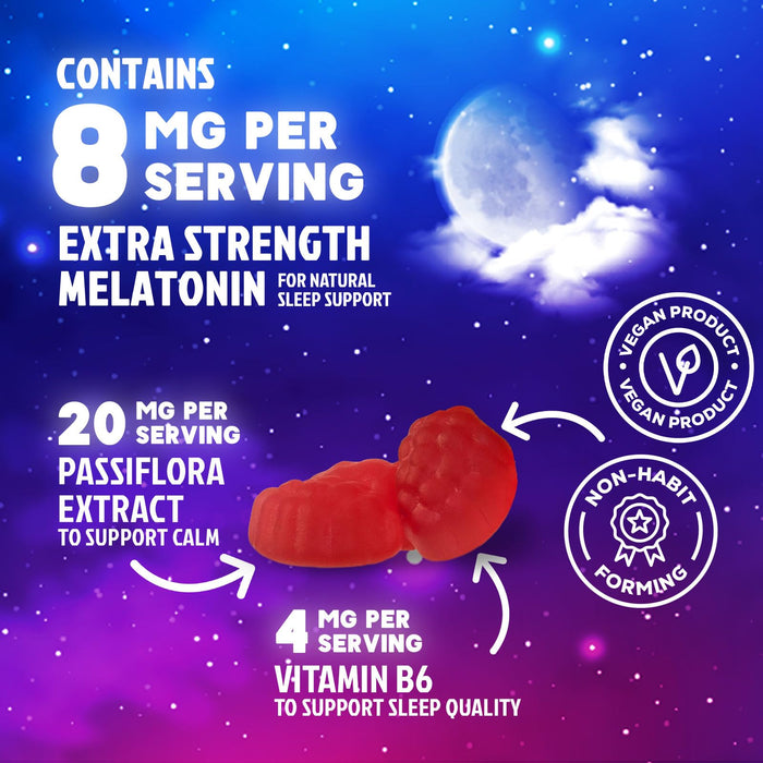 Melatonin Sleep Gummies 8 mg - 120 Gummies