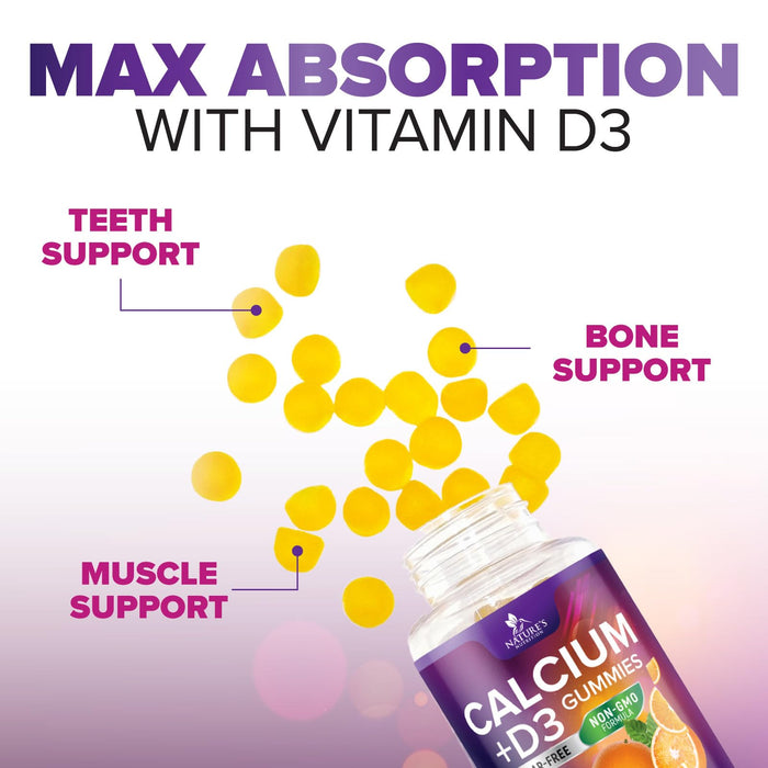 Chewable Calcium â€“ 400 IU â€“ 60 Gummies