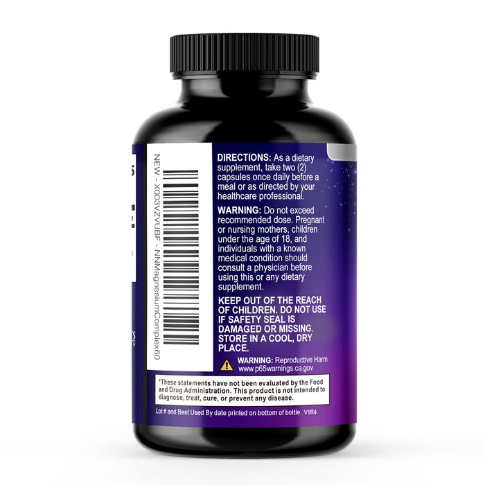 Magnesium Complex 500 mg â€“ 120 Capsules