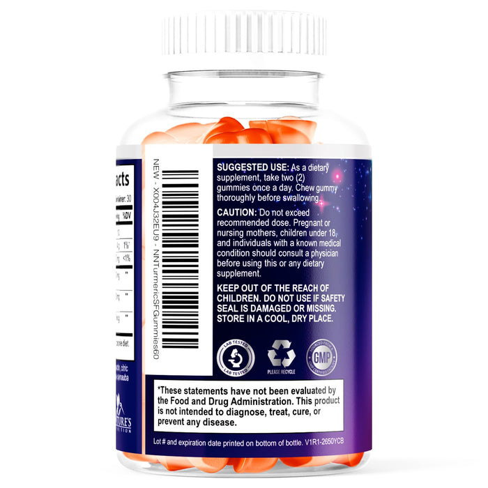 Turmeric Curcumin Gummies - 60 Gummies