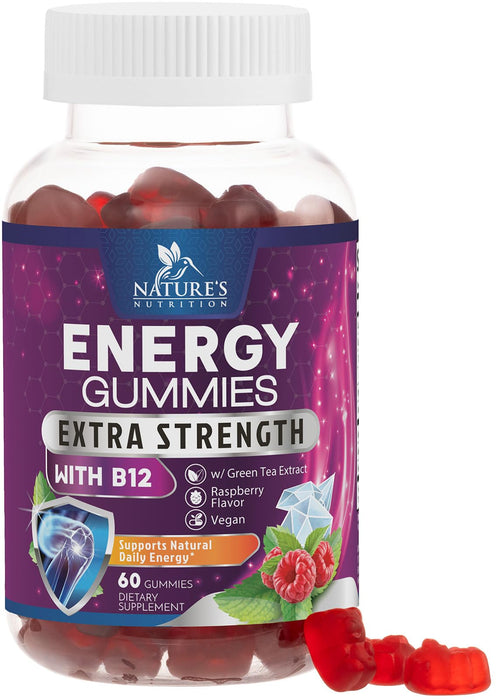 Energy Gummies 1000 mcg Vitamin B12 â€“ 60 Chews
