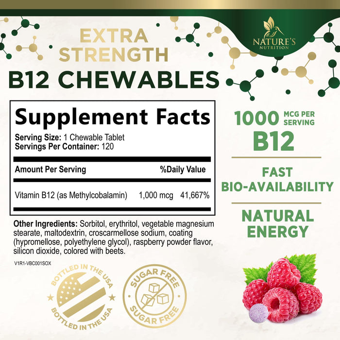 B12 Chewables Facts