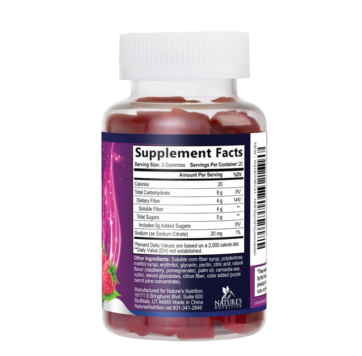 Prebiotic Fiber Gummies â€“ 60 Gummies