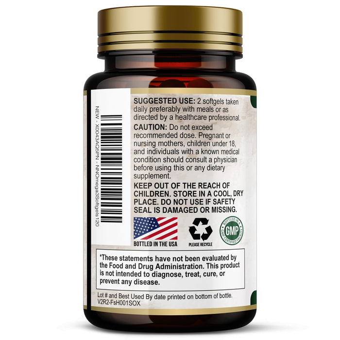 Omega-3 Fish Oil 2400 mg - 120 Softgels