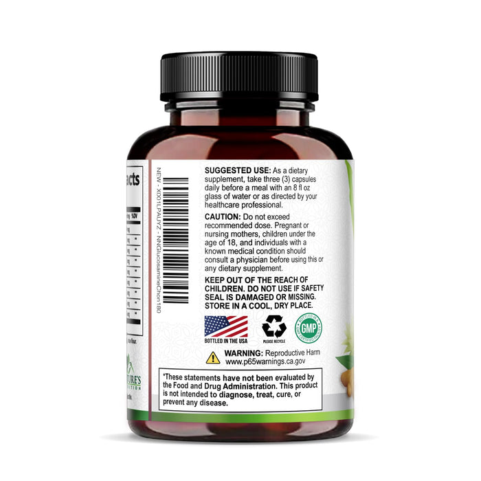 Glucosamine Chondroitin MSM 2100 mg - 180 Capsules