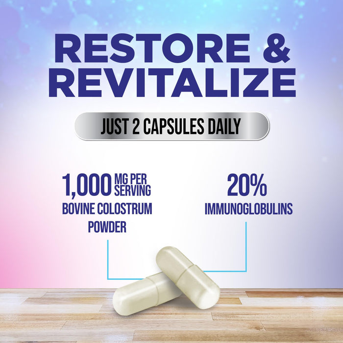 Bovine Colostrum 1000 mg - 60 Capsules