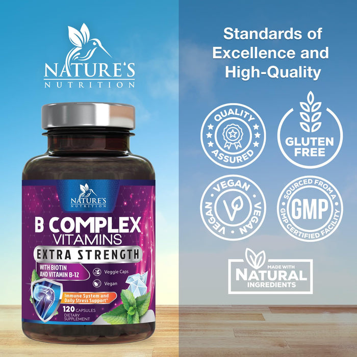 Vitamin B Complex - 120 Capsules