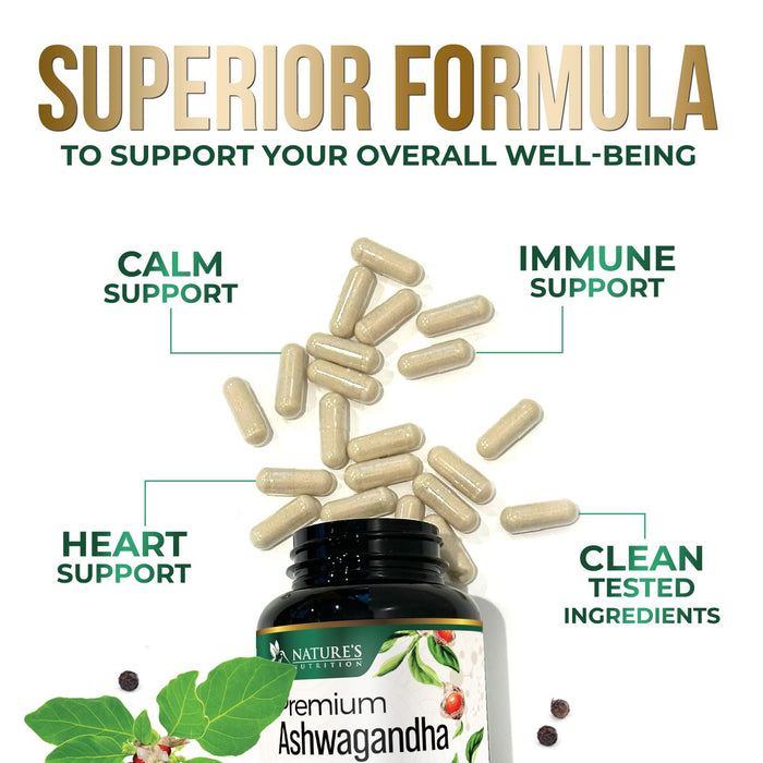 Ashwagandha 2100 mg - 60 Capsules