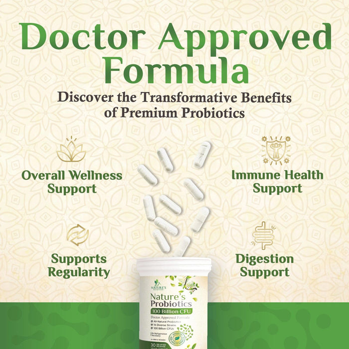 Women's Probiotic + Prebiotics 100 Billion CFU - 30 Capsules