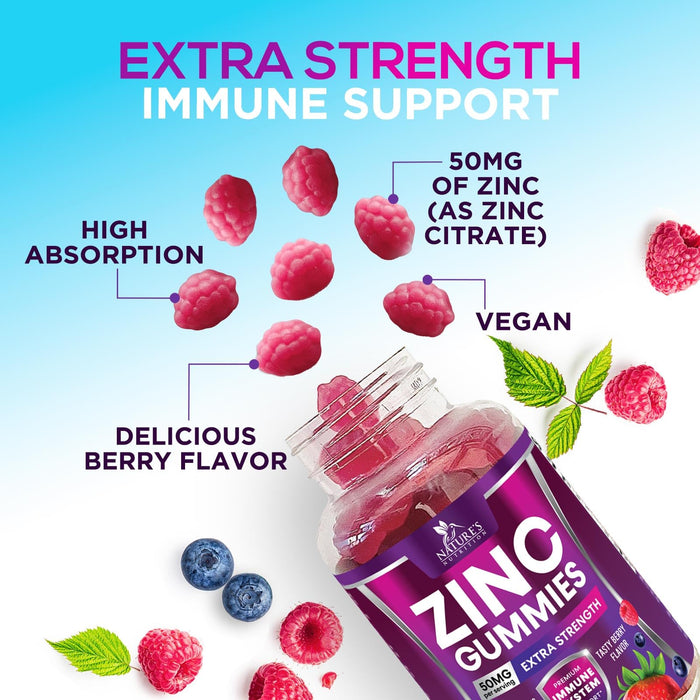 Zinc Gummies 50mg â€“ 60 Gummies