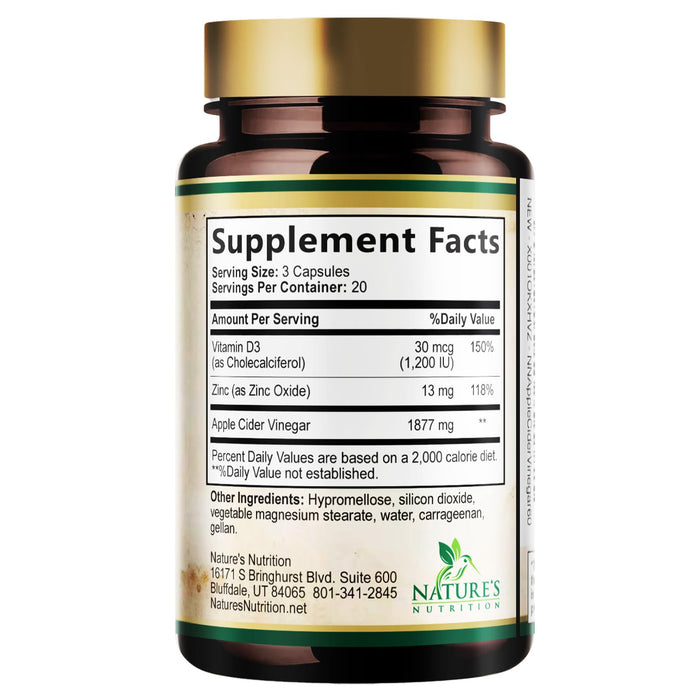 Apple Cider Vinegar Capsules Facts