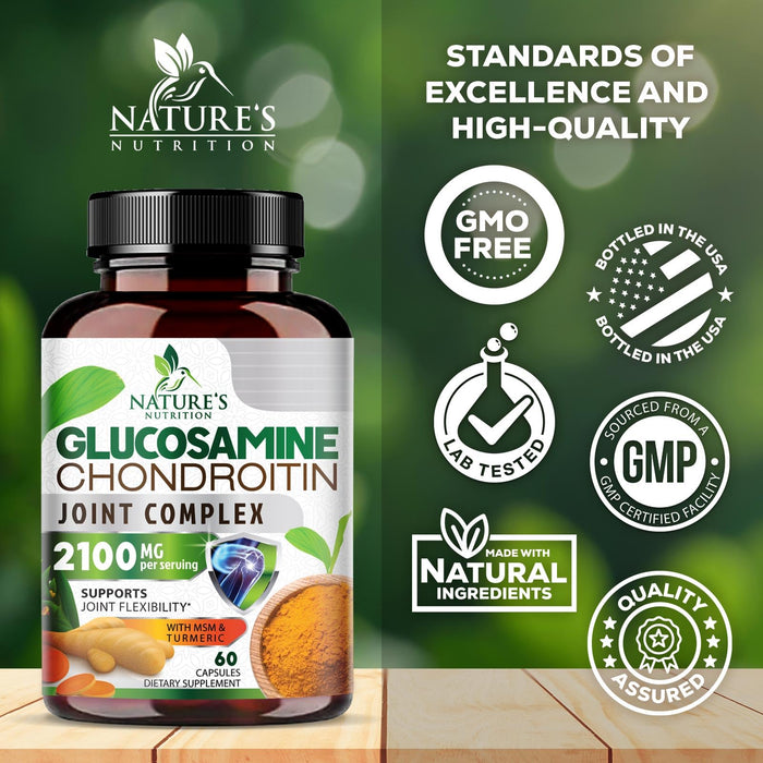 Glucosamine Chondroitin MSM 2100 mg - 60 Capsules
